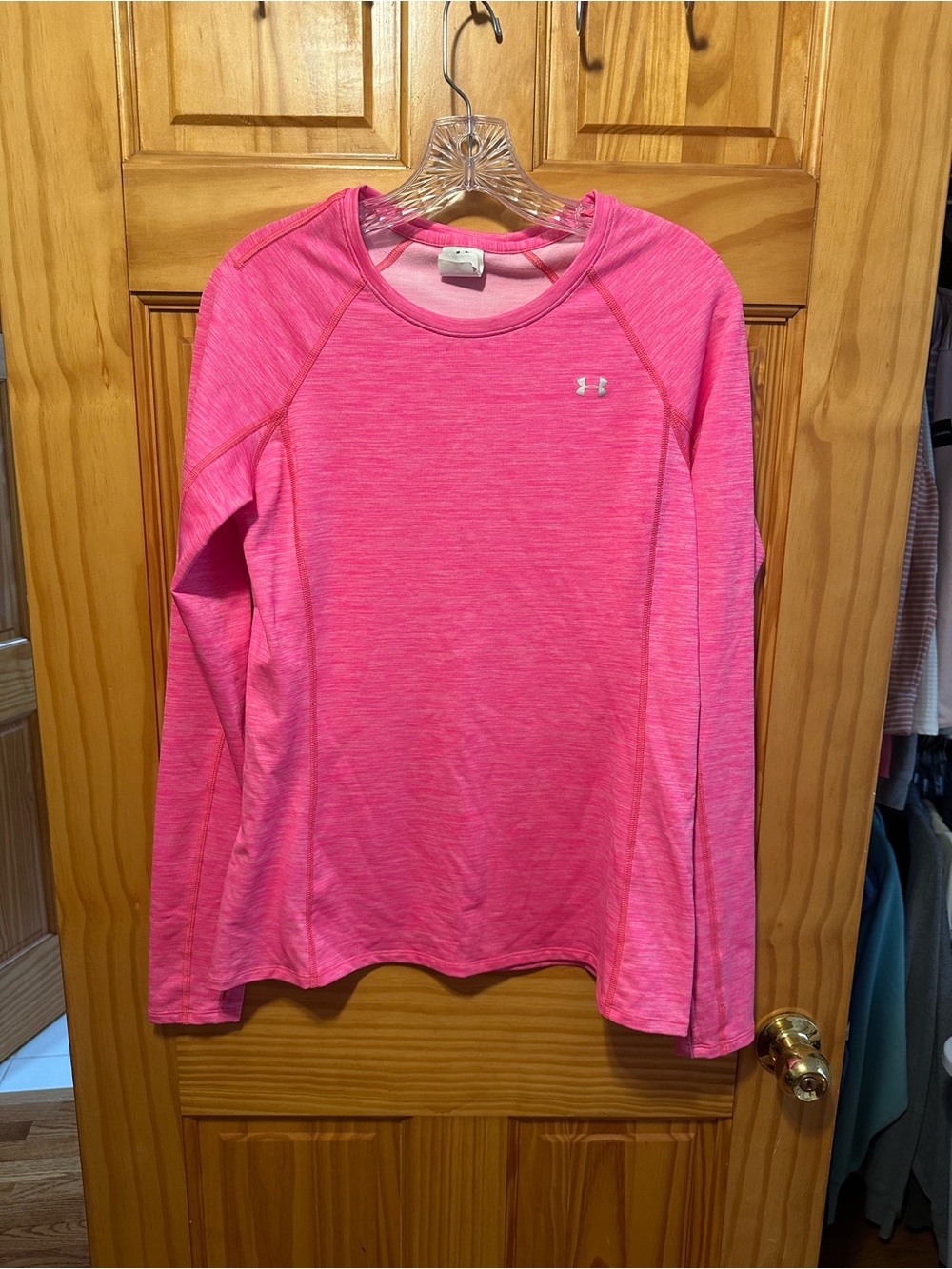 Under Armour Hot Pink Long Sleeve Performance Tee